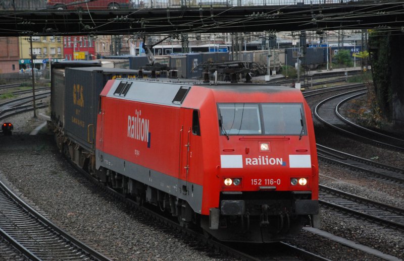 152 116 mit TEC 40133 am 31.10.2008 in Offenburg.