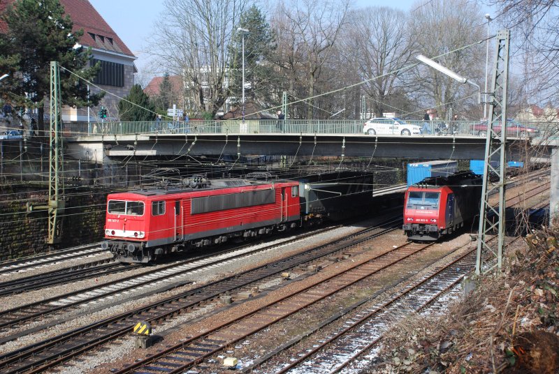 155 147 mit TEC 40139 am 07.03.2009 in Offenburg.