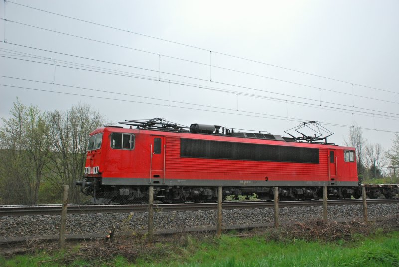 155 209 am 16.04.2008 bei Offenburg.