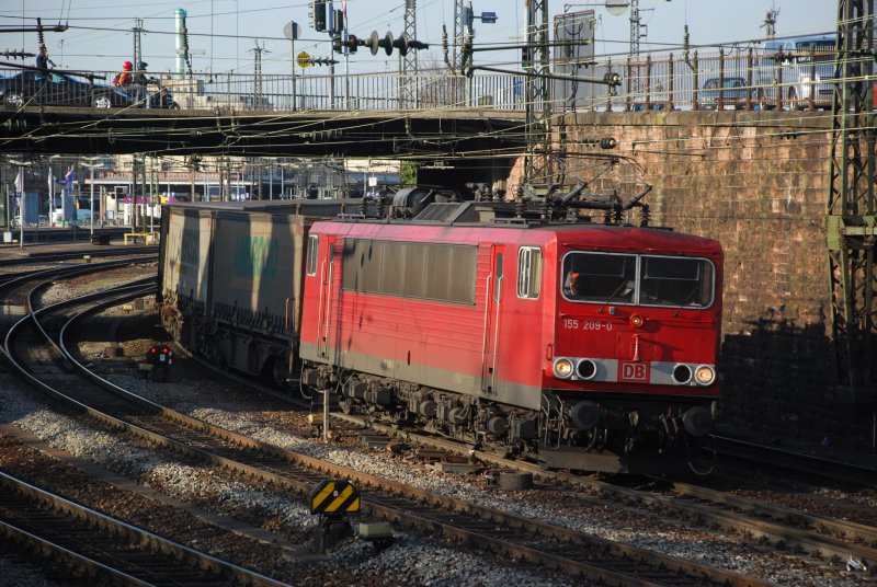 155 209 mit TEC 40097 am 19.03.2009 in Offenburg.