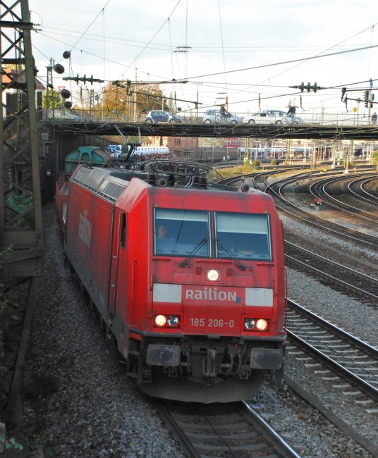 185 206 mit FE 44661 am 17.10.2008 in Offenburg.