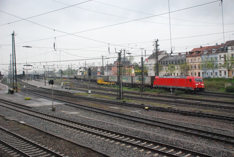 185 318 mit TEC 40097 am 22.04.2008 in Offenburg.