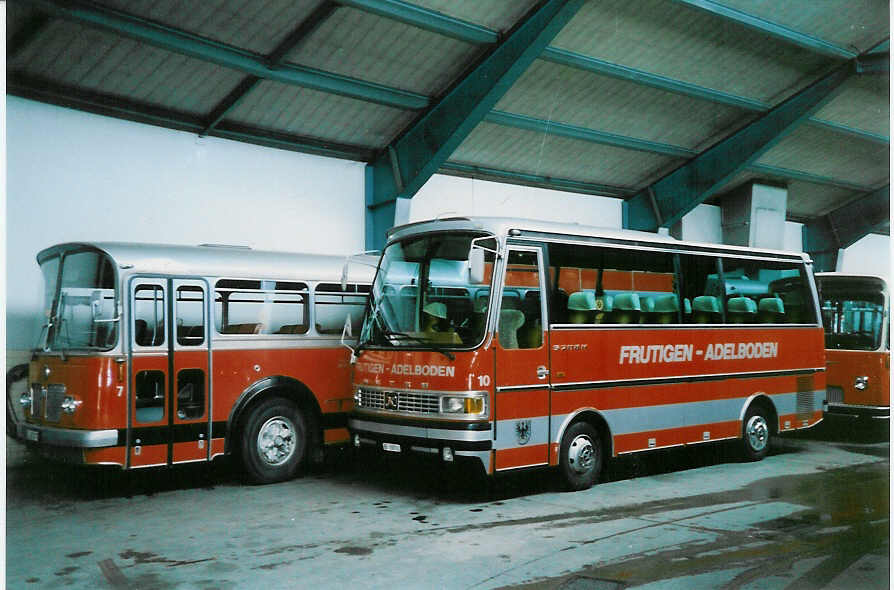 (002'213) - AFA Adelboden - Nr. 10/BE 26'701 - Setra (ex Fr�hlich, Z�rich) am 22. November 1987 im Autobahnhof Adelboden