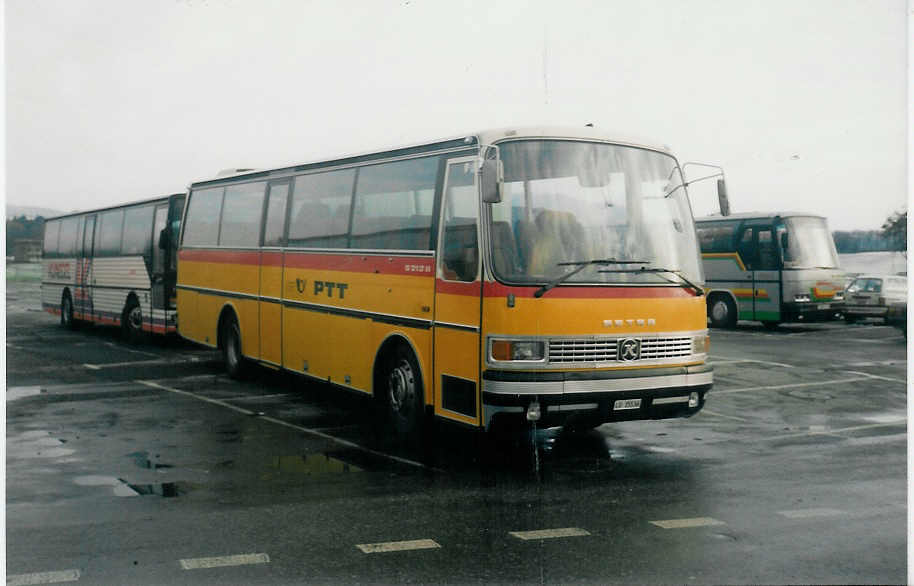 (015'907) - H�fliger, Sursee - LU 15'536 - Setra am 24. November 1996 in Bern, BEA