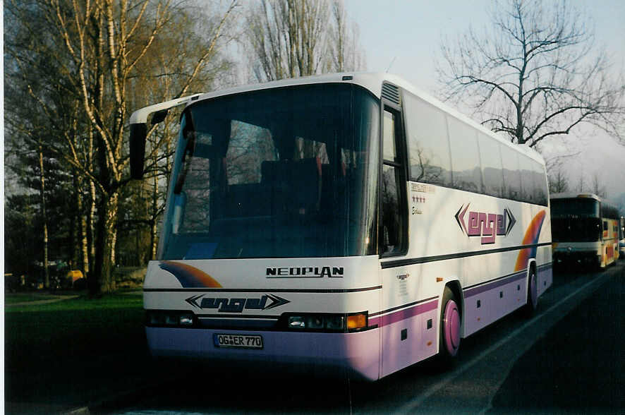 (016'529) - Aus Deutschland: Engel, Ettenheim - OG-ER 770 - Neoplan am 22. M�rz 1997 in Thun, Lachen