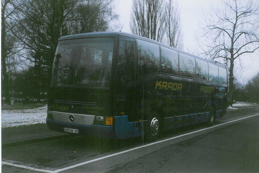 (021'015) - Aus Deutschland: Krada, B�blingen - BB-DW 101 - Mercedes am 6. Dezember 1997 in Thun, Lachen