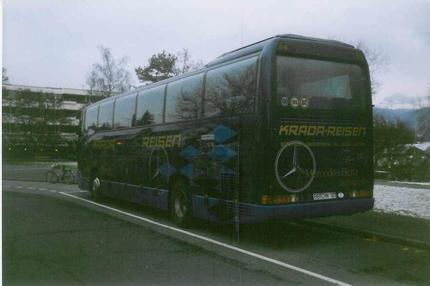 (021'017) - Aus Deutschland: Krada, B�blingen - BB-DW 101 - Mercedes am 6. Dezember 1997 in Thun, Lachen