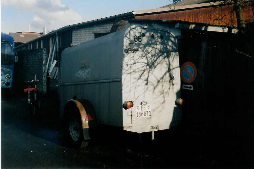 (021'423) - STI Thun - Nr. 66/BE 186'870 - Moser Gep�ckanh�nger am 17. Januar 1998 in Thun, Garage
