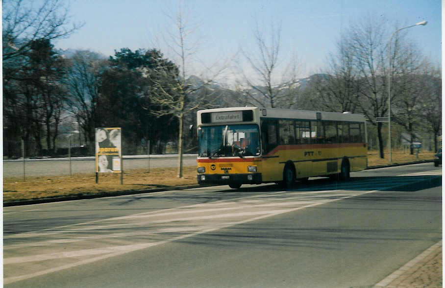 (021'624) - Lengacher, M�hlethurnen - Nr. 2/BE 129'886 - MAN am 13. Februar 1998 in Thun, Kleine Allmend
