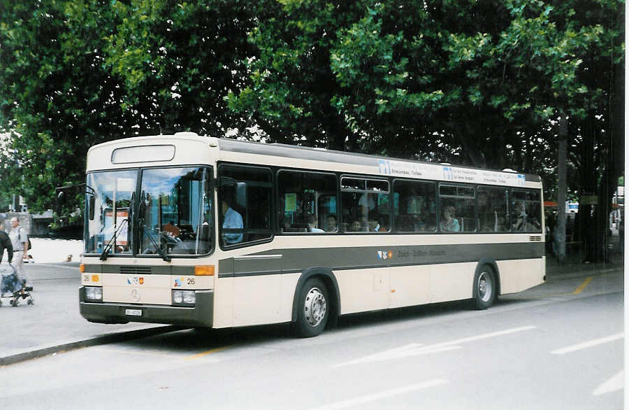 (024'035) - AZZK Zollikon - Nr. 26/ZH 48'126 - Mercedes/R&J am 11. Juli 1998 in Z�rich, Bellevueplatz
