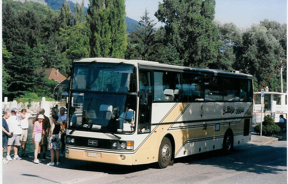 (025'118) - Aus Belgien: Van Dessel, Lier - KBT-820 - Van Hool am 8. August 1998 bei der Schiffl�ndte Thun