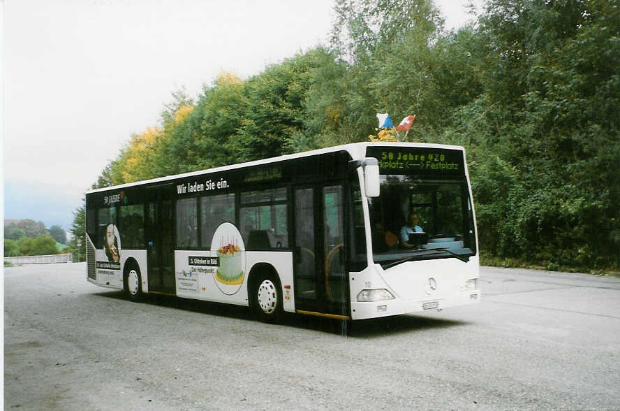 (026'705) - VZO Gr�ningen - Nr. 10/ZH 291'918 - Mercedes am 3. Oktober 1998 in R�ti, P+R