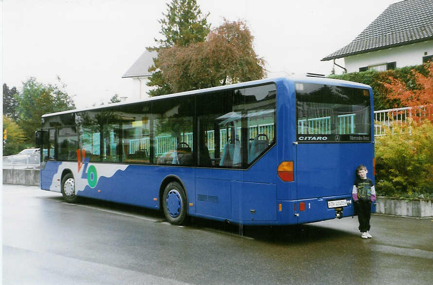 (026'708) - VZO Gr�ningen - Nr. 1/ZH 41'401 - Mercedes am 3. Oktober 1998 in Gr�ningen, Garage