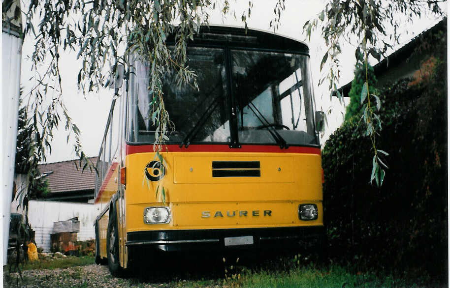 (026'716) - Steiner, Messen - Saurer/R&J (ex P 24'208) am 3. Oktober 1998 in B�tzberg, Heiniger