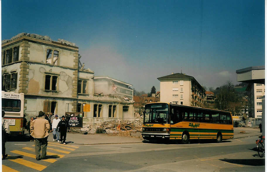 (030'522) - AvH Heimenschwand - Nr. 7/BE 363'613 - Setra am 30. M�rz 1999 in Thun, Aarefeld