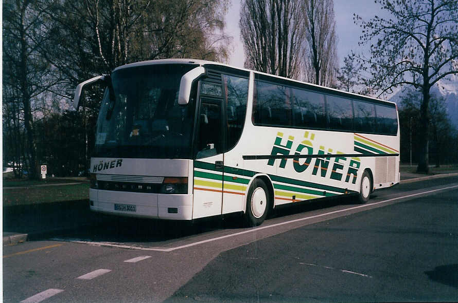(030'726) - Aus Deutschland: H�ner, Osnabr�ck - OS-H 3011 - Setra am 5. April 1999 in Thun, Lachen