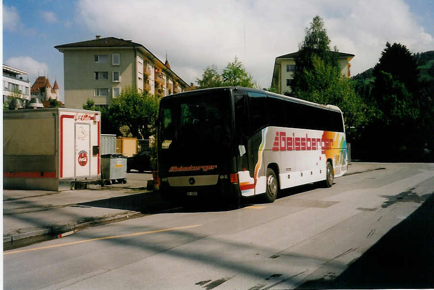 (031'517) - Geissberger, Z�rich - ZH 12'222 - Mercedes am 16. Mai 1999 in Thun, Aarefeld
