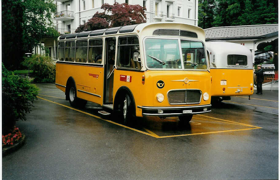 (031'910) - R�ber, Mettmenstetten - ZH 546'297 - FBW/Gangloff (ex P 23'202; ex P 21'002) am 6. Juni 1999 in Meiringen, Klinik