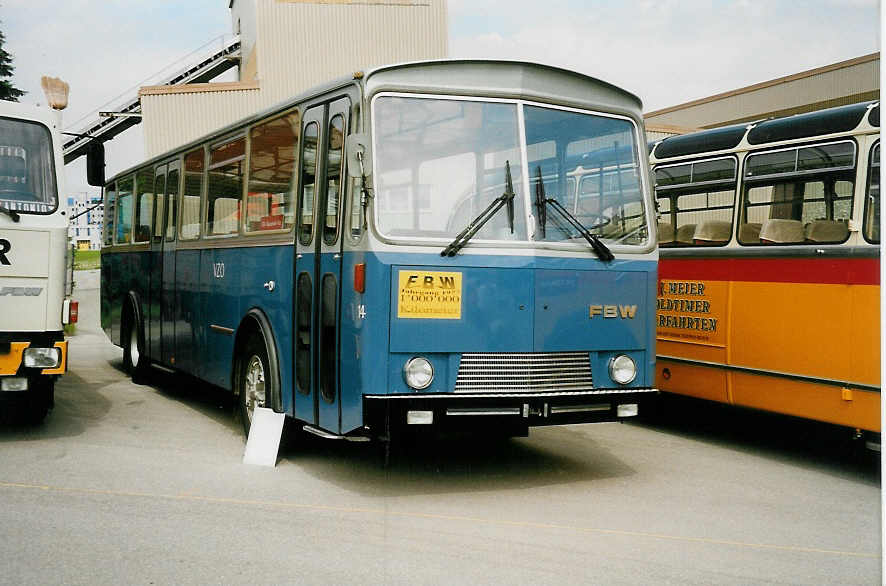 (032'310) - VZO Gr�ningen - Nr. 14 - FBW/T�scher am 26. Juni 1999 in Hinwil, AMP