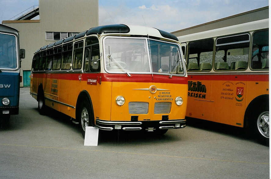 (032'311) - Meier, Gr�t - FBW/R&J (ex Str�ssle, Wengen; ex Kasper, Poschiavo) am 26. Juni 1999 in Hinwil, AMP