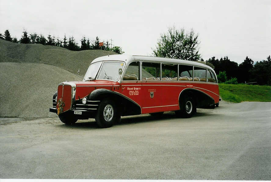 (032'420) - Wespe, Altst�tten - Nr. 12/SG 1293 U - FBW/R&J (ex AFA Adelboden Nr. 12) am 26. Juni 1999 in Hinwil, AMP