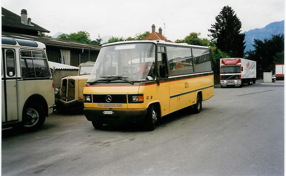 (033'020) - STI Thun - Nr. 41/BE 443'241 - Mercedes/Auw�rter am 29. Juni 1999 in Thun, Garage