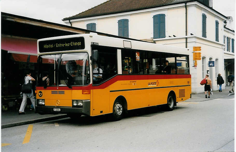 (033'921) - PTT-Regie - P 23'301 - NAW/G�ppel (ex Mer�ay, Del�mont) am 9. Juli 1999 beim Bahnhof Del�mont