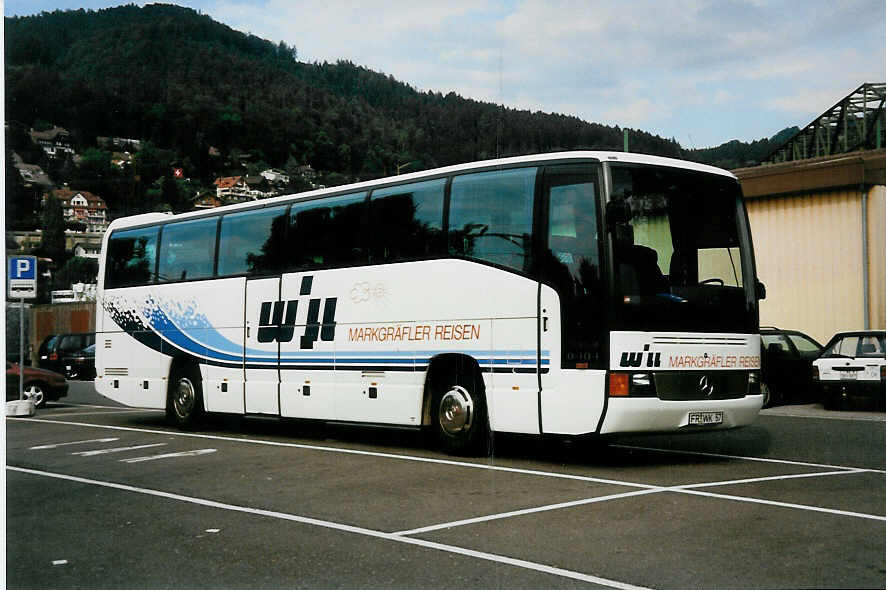 (035'004) - Aus Deutschland: Will, M�llheim - FR-WK 57 - Mercedes am 31. Juli 1999 in Thun, Seestrasse