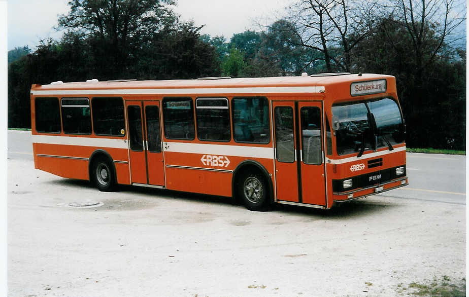 (037'031) - BSU Solothurn - Nr. 39/BE 253'492 - FBW/R&J (ex RBS Worblaufen Nr. 4) am 19. September 1999 bei L�sslingen