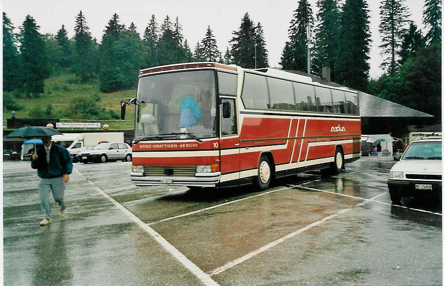 (037'102) - ASKA Aeschi - Nr. 10/BE 26'721 - Dr�gm�ller am 20. September 1999 auf der Vue-des-Alpes