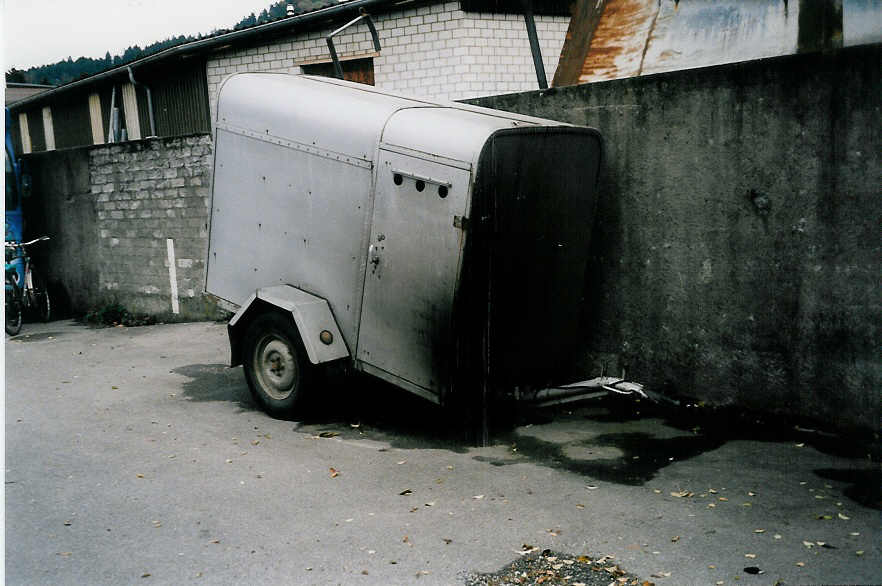 (037'412) - AvH Heimenschwand - BE 184'364 - R&J Gep�ckanh�nger am 24. Oktober 1999 in Thun, Garage