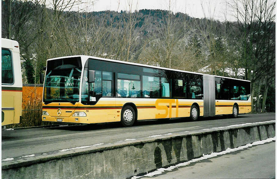 (038'837) - STI Thun - Nr. 76/BE 272'476 - Mercedes am 29. Januar 2000 bei der Schiffl�ndte Thun
