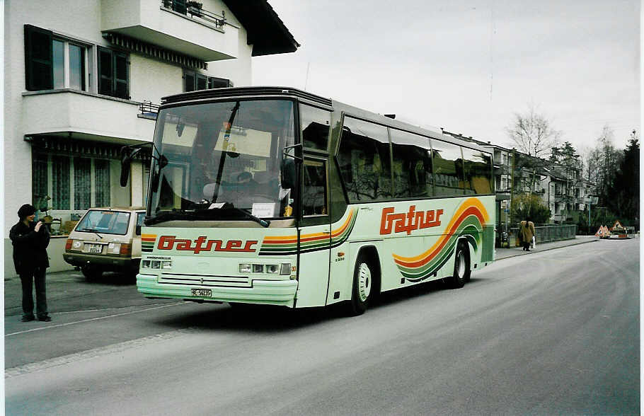 (039'532) - Gafner, Thun - Nr. 30/BE 56'235 - Dr�gm�ller am 8. M�rz 2000 in Thun-Lerchenfeld, Endstation