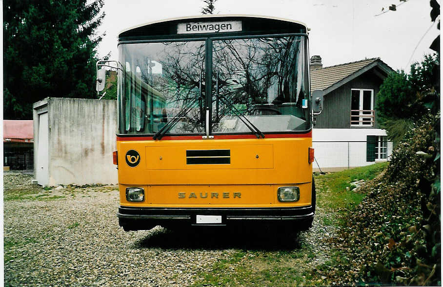 (039'903) - PTT-Regie - P 25'827 - Saurer/Hess am 18. M�rz 2000 in B�tzberg, Heiniger