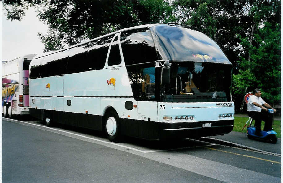 (040'917) - Dupraz, Gen�ve - Nr. 75/GE 96'362 - Neoplan am 16. Juni 2000 in Thun, Lachen