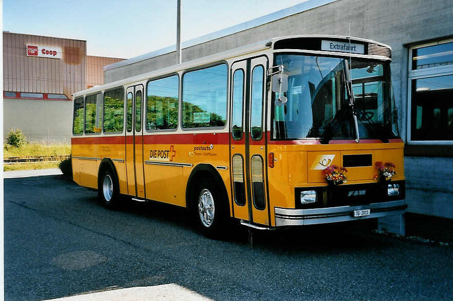 (040'929) - Preisig, Affeltrangen - TG 2011 - FBW/T�scher am 18. Juni 2000 in Hinwil, AMP