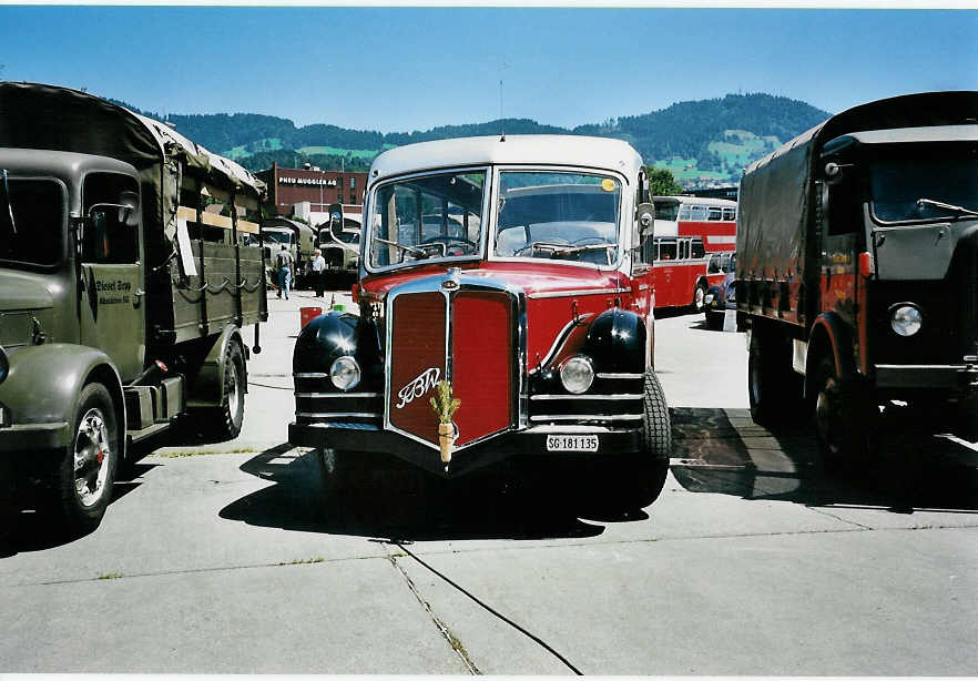 (041'305) - Wespe, Altst�tten - Nr. 12/SG 181'135 - FBW/R&J (ex AFA Adelboden Nr. 12) am 18. Juni 2000 in Hinwil, AMP