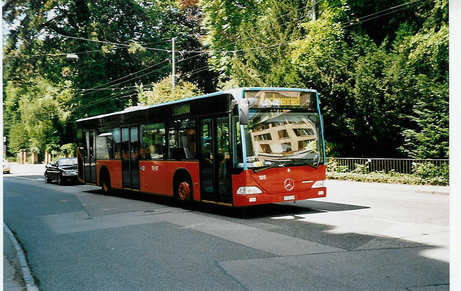 (042'213) - VB Biel - Nr. 125/BE 560'125 - Mercedes am 20. Juli 2000 in Biel, M�hlebr�cke