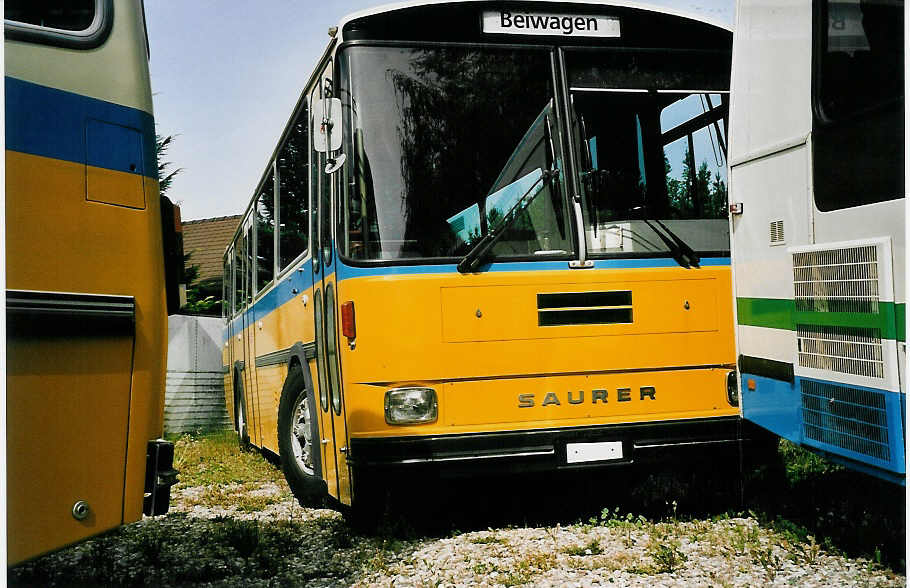 (042'710) - PTT-Regie - P 25'827 - Saurer/Hess am 26. August 2000 in B�tzberg, Heiniger