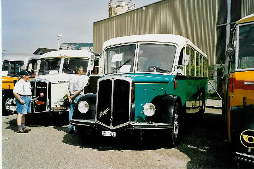 (042'730) - Meier, H�nenberg - ZG 3320 - Berna/R&J (ex AAGU Altdorf) am 26. August 2000 in Oensingen, Saurertreffen