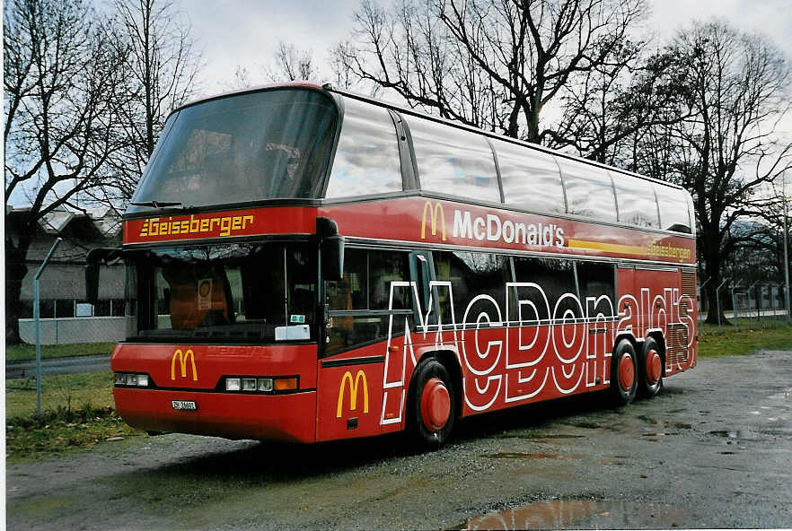 (045'217) - Geissberger, Z�rich - ZH 26'601 - Neoplan am 10. M�rz 2001 in Thun, Allmend