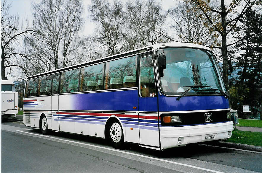 (045'419) - Bienz, K�ssnacht - LU 151'830 - Setra am 20. M�rz 2001 in Thun, Lachen