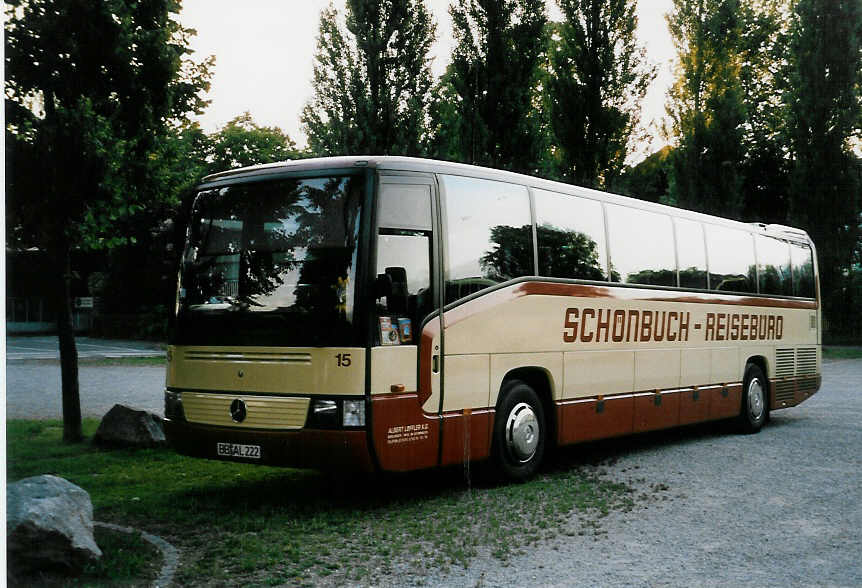 (047'608) - Aus Deutschland: L�ffler, B�blingen - Nr. 15/BB-AL 222 - Mercedes am 4. Juli 2001 in Thun, Lachenwiese