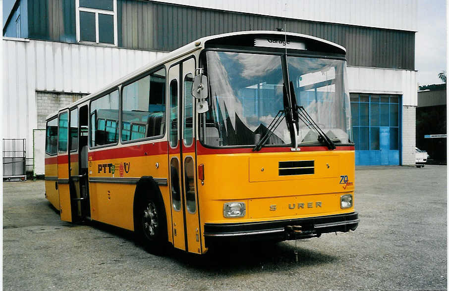 (047'936) - Aus Liechtenstein: Frommelt, Vaduz - Nr. 19 - Saurer/T�scher (ex P 24'250) am 14. Juli 2001 in Biel, BTR
