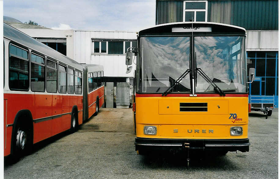 (047'937) - Aus Liechtenstein: Frommelt, Vaduz - Nr. 19 - Saurer/T�scher (ex P 24'250) am 14. Juli 2001 in Biel, BTR