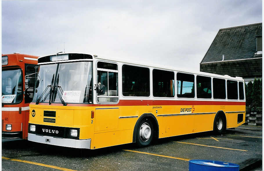 (052'207) - Brem, W�lflinswil - Nr. 2 - Volvo/T�scher am 23. Februar 2002 in Aegerten, Rattinbus