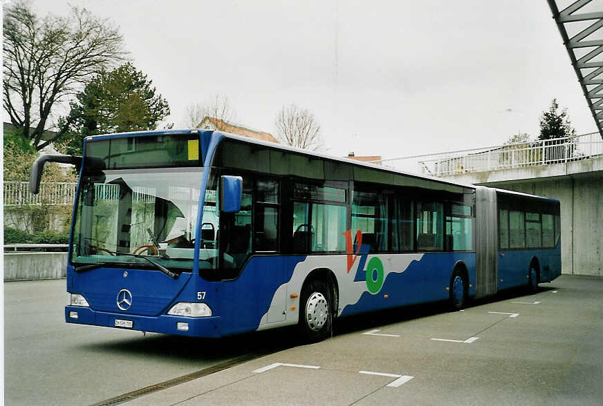 (052'517) - VZO Gr�ningen - Nr. 57/ZH 595'785 - Mercedes am 23. M�rz 2002 in Gr�ningen, Garage