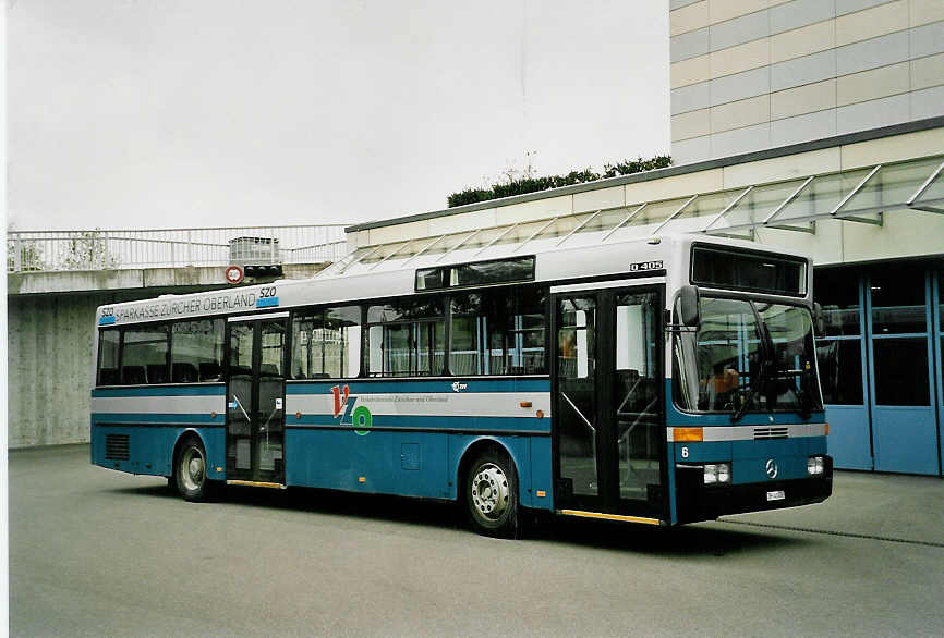 (052'518) - VZO Gr�ningen - Nr. 6/ZH 41'406 - Mercedes am 23. M�rz 2002 in Gr�ningen, Garage