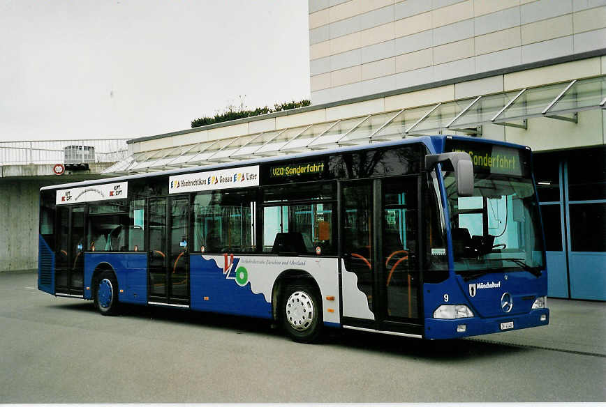 (052'520) - VZO Gr�ningen - Nr. 9/ZH 41'409 - Mercedes am 23. M�rz 2002 in Gr�ningen, Garage