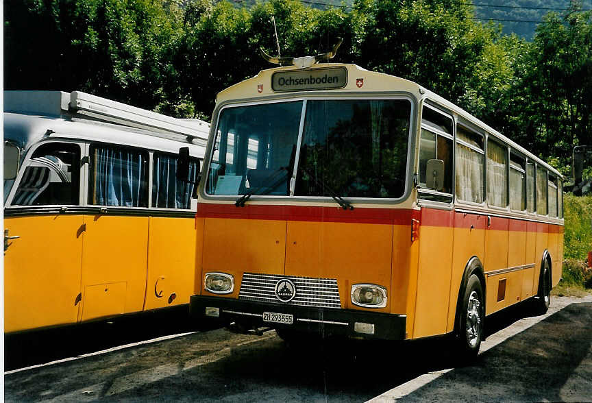 (053'936) - Gadliger, Horgen - ZH 293'555 - Saurer/T�scher (ex Lienert&Ehrler, Einsiedeln; ex Lienert, Einsiedeln) am 22. Juni 2002 in Aigle, Saurertreffen